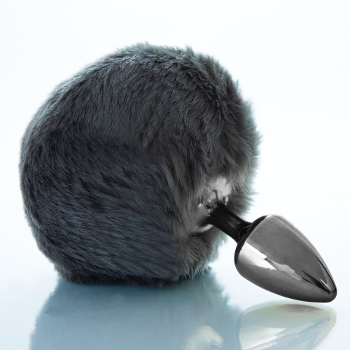 Plug Anal com Pompom P 6,5cm x 2,5cm - Fetiche Coelhinha