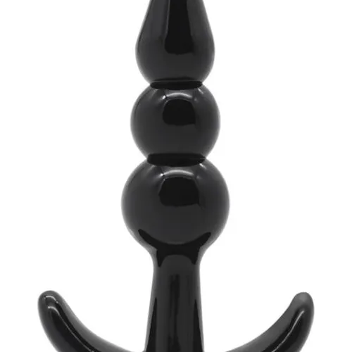Plug Anal Anchor 9,5cm x 2,5cm Escalonado 3 Estágios - Estimulação Texturizada