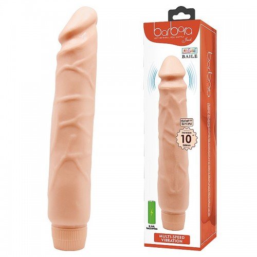 Prótese com Vibrador Realístico Jack 25,5cm x 4,9cm - Baile Prótese com Vibrador Realístico Jack 25,5cm x 4,9cm - Baile