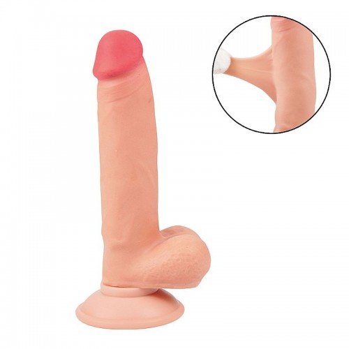 Prótese com Ventosa 17,5cm x 3,5cm - Realística e Versátil