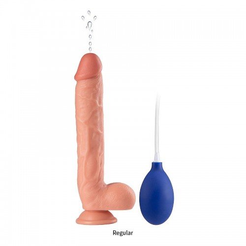 Prótese com Ejaculação (Spray) 26cm x 4,5cm - Realística