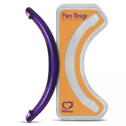 Prótese Dupla Realística 46cm x 3,5cm - Prazer Compartilhado