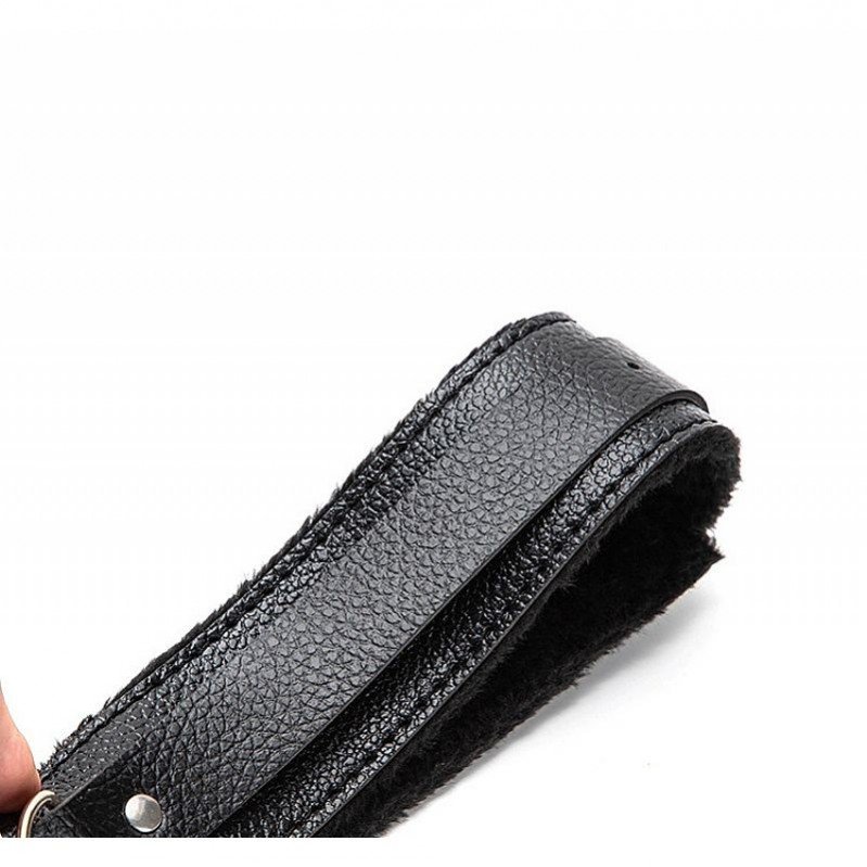 Kit BDSM Sado Completo 8 Peças - Coleira, Algemas, Corda e Chicote