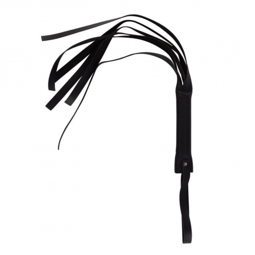 Chicote BDSM 6 Tiras 80cm Preto - Reforçado