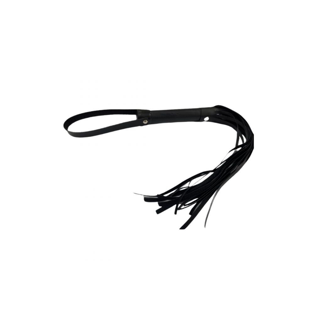 Chicote bondage cor preta 59cm Nada de achar que chicote é somente para bater. Chicote bondage cor preta 59cm