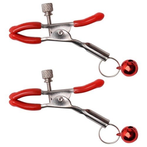 Prendedor de Mamilo Adorno em Metal com Guizo – Estímulo e Elegância