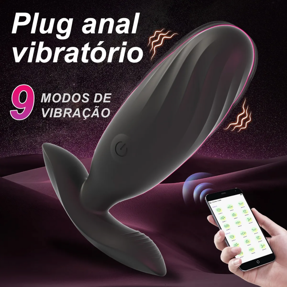 Plug Anal Vibratório App 9cm x 3,7cm - Controle Remoto
A tecnologia encontra o prazer no Plug Anal Vibratório com Controle via App. Plug Anal Vibratório App 9cm x 3,7cm - Controle Remoto