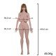 Boneca Realística Sex Doll 165cm TPE — Pele Realística, 2 Orifícios Penetráveis, Sensação Ultrarrealista