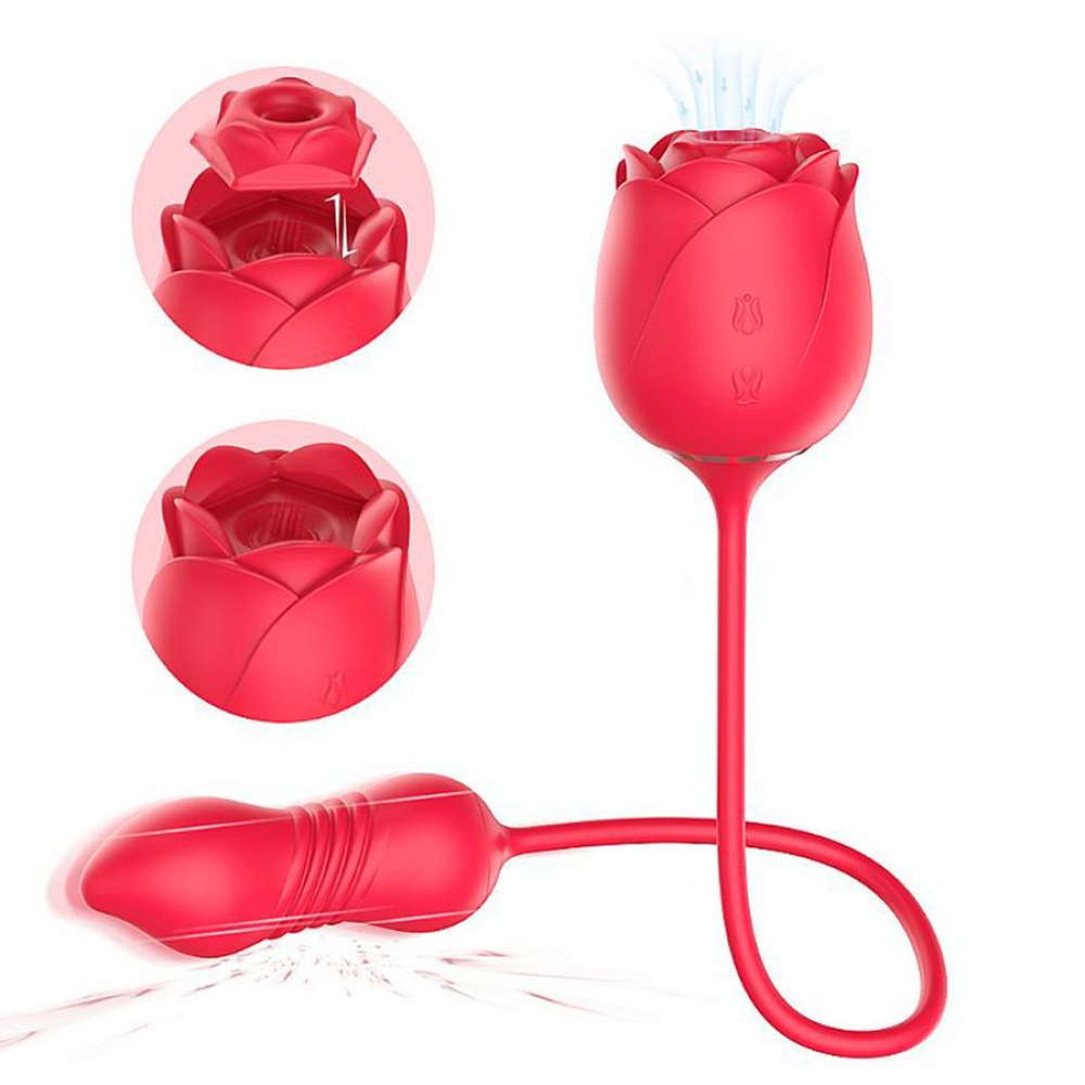Vibrador Flower Rosa 37,5cm - 9 Modos Pulsação e Vai-e-Vem - Recarregável Elevar o seu prazer a outro patamar com o Vibrador Flower Rosa, um sex toy sofisticado e poderoso projetado para mulheres modernas que valorizam o autoconhecimento e orgasmos intens Vibrador Flower Rosa 37,5cm - 9 Modos Pulsação e Vai-e-Vem - Recarregável