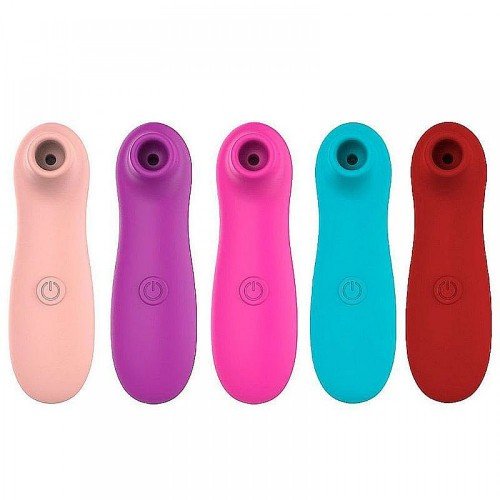 Sugador e Vibrador Feminino com 10 Modos de Ondas de Pressão - Silicone