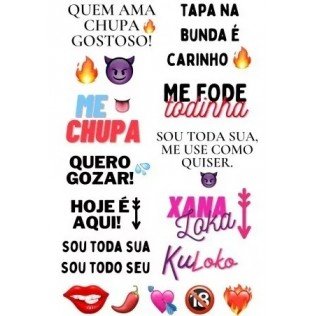 Tatuagem Temporária Unidade Sabe aquela tatuagem de chiclete? Tatuagem Temporária Unidade
