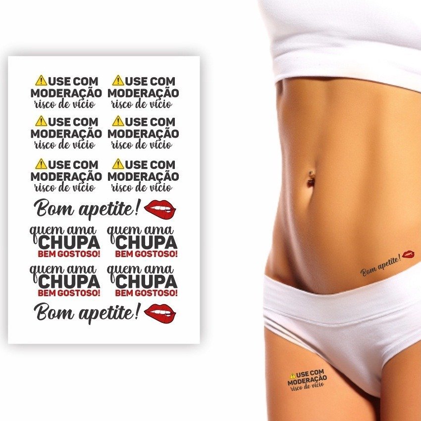 Tatuagem Temporária Unidade Sabe aquela tatuagem de chiclete? Tatuagem Temporária Unidade