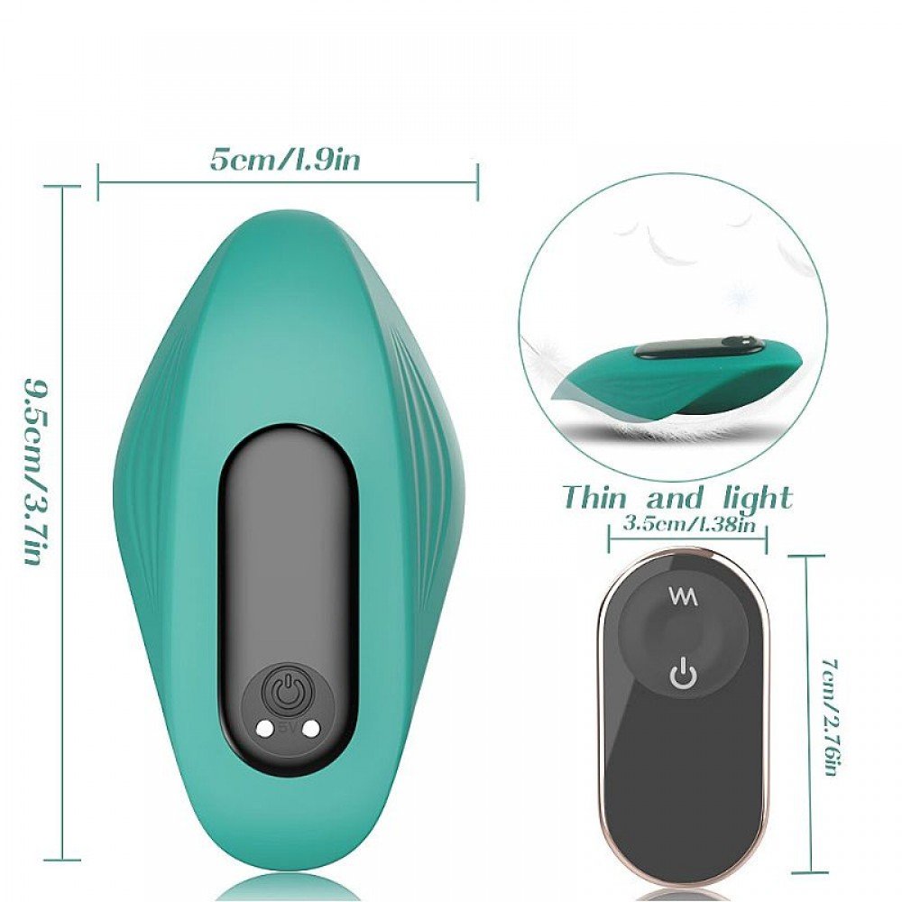 Vibrador de Calcinha Manta 9cm 9 Modos com Controle Remoto - Resistente à Água Eleve sua intimidade com o Vibrador de Calcinha Manta, um sex toy moderno, sofisticado e tecnológico que cabe na sua bolsa e na sua rotina. Vibrador de Calcinha Manta 9cm 9 Modos com Controle Remoto - Resistente à Água