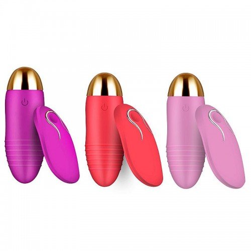 Bullet Vibrador Clitoriano Recarregável – 20 Modos, Controle Remoto, Diversas Cores Sortidas