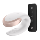 Vibrador de Casal Satisfyer Double Love - 8,6 cm x 5,7 cm - 10 Modos e Controle Remoto App
Satisfyer Double Love: Vibração Poderosa e Luxuosa para o Prazer a Dois
O Satisfyer Double Love é o vibrador de casal perfeito para impressionar e intens Vibrador de Casal Satisfyer Double Love - 8,6 cm x 5,7 cm - 10 Modos e Controle Remoto App