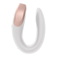 Vibrador de Casal Satisfyer Double Love - 8,6 cm x 5,7 cm - 10 Modos e Controle Remoto App
Satisfyer Double Love: Vibração Poderosa e Luxuosa para o Prazer a Dois
O Satisfyer Double Love é o vibrador de casal perfeito para impressionar e intens Vibrador de Casal Satisfyer Double Love - 8,6 cm x 5,7 cm - 10 Modos e Controle Remoto App