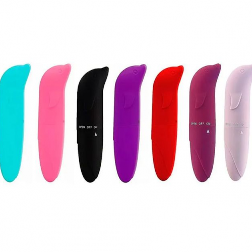 Vibrador Ponto G Golfinho Fiamor 12cm - Aveludado (Cor Aleatória) Vibrador Ponto G Golfinho Fiamor 12cm - Aveludado (Cor Aleatória)