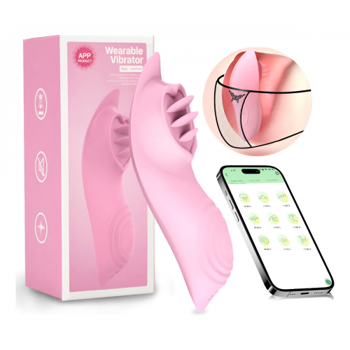 Vibrador de Calcinha por Aplicativo - Prazer Discreto e Controle Remoto